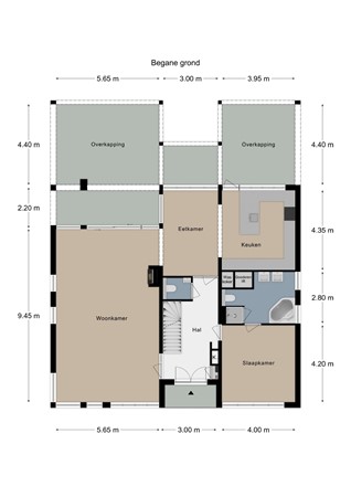 Floorplan - Parklaan 12, 6291 EJ Vaals